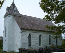 Front and north elevation, Argyle Historic Church, Argyle, Nova Scotia, 2004.; Heritage Division, NS Dept. of Tourism, Culture and Heritage, 2004.
