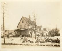 Showing house c. 1930; Wyatt Heritage Properties, Acc. 122.001