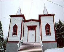Loyal Orange Lodge #116, front facade, Herring Neck, NL.; Heritage Foundation of Newfoundland and Labrador