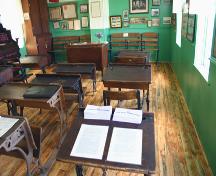 Interior view of Star Mound School, Snowflake area, 2006; Historic Resources Branch, Manitoba Culture, Heritage, Tourism and Sport, 2006