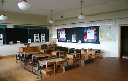 Interior View of Classroom