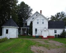 Showing east elevation with pump house on left; Submitted photo, 2008