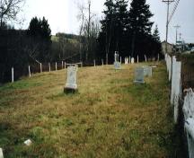 Cemetery looking west; PEI Genealogical Society, 2006