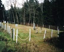 Cemetery looking east; PEI Genealogical Society, 2006