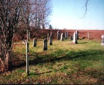 Showing context of cemetery near field; PEI Genealogical Society, 2006