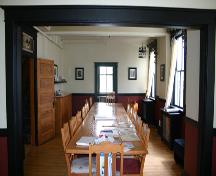 Interior view of the main-floor east large room, looking north in the Grey Nuns' Convent, St. Francois Xavier, 2005; Historic Resources Branch, Manitoba Culture, Heritage, Tourism and Sport, 2005