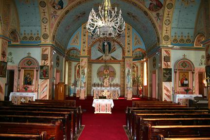View of Nave and Sanctuary