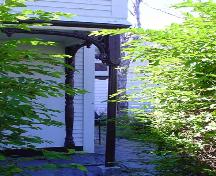 Porch detail, Mizpah Cottage, Lunenburg, NS, 2004.; Heritage Division, Nova Scotia Department of Tourism, Culture and Heritage, 2004