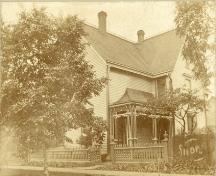 Archive image of the M.P. Hogan House, c. 1900; Private Collection