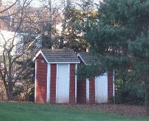 Outhouses on site with the Little Red School House, Amherst, NS, 2009.; Heritage Division, NS Dept of Tourism, Culture and Heritage, 2009
