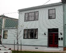 This photograph provides a contextual view of the building, 2005; City of Saint John