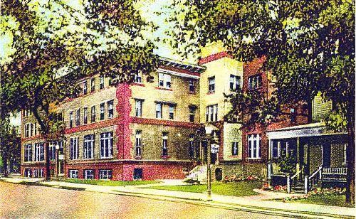 Postcard of Windsor YMCA - YWCA, 1920s.