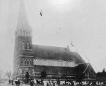 Archival image of church and grounds, c. 1900; St. Paul&#039;s Parish
