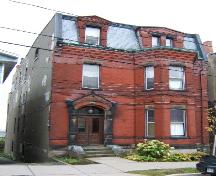 This photograph is a contextual view of the building on Orange Street, 2005; City of Saint John