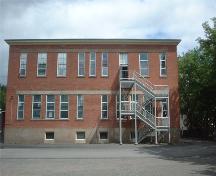 This image shows the rear of the building, 2008; Province of New Brunswick