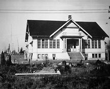 Kingsway East School, north elevation, 1914; City of Burnaby Planning and Building Department Collection