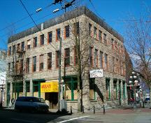 Exterior view of the Boulder Hotel; City of Vancouver, 2004