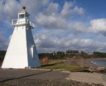 View from coast, Spencer's Island Lighthouse, Spencer's Island, NS, 2009.; Heritage Division, NS Dept of Tourism, Culture and Heritage, 2009