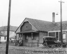 Coleman Union Hall / Hospital Provincial Historic Resource, Crowsnest Pass, Coleman (1922); Glenbow Archives, NA-4691-3