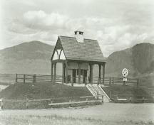 Historic view of McIntosh Memorial, 1932; City of Kamloops, 2007, Kamloops Museum and Archives, #7287