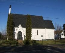 Front elevation, St. Andrew's Anglican Church, Wallace, NS, 2009.; Heritage Division, NS Dept of Tourism, Culture and Heritage, 2009