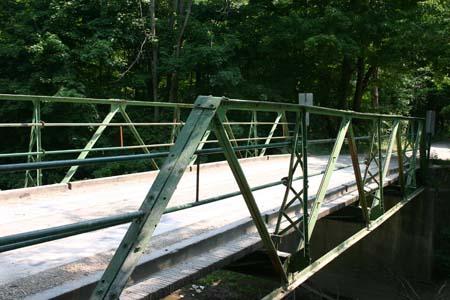 Detailed view of the Otter Creek Bridge, 2007.