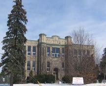 Principle façade of the Fergus District High School as seen from Tower St. South; Lindsay Benjamin, 2007