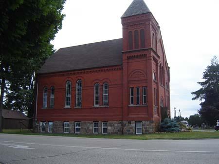 West Elevation, Curries United Church, 2007