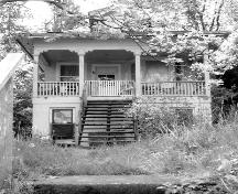 Exterior view of the McLean Residence, 1997 prior to relocation; City of Port Moody, 1997