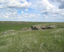 Women's Buffalo Jump Provincial Historic Resource, near Cayley (May 2004); Alberta Culture and Community Spirit, Historic Resources Management
