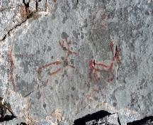 Zephyr Creek Pictographs, near Longview (date unknown); Alberta Culture and Community Spirit - Royal Alberta Museum, date unknown