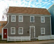 Quaker House, Dartmouth, front elevation, 2004; Heritage Division, NS Dept. Tourism, Culture and Heritage