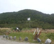 Photo of Captain Coubelongue Grave Site, Conche, NL, 2004; FSHS/HFNL, 2008