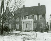 General view of Homewood, showing the front elevation; Parks Canada Agency/ Agence Parcs Canada
