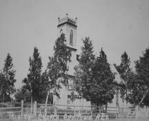 Archive image of church and grounds; Marion Clark Collection