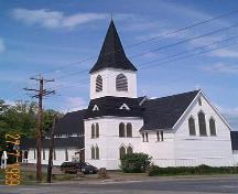 Street elevation of Christ Church, Windsor, NS, 1999.; Windsor-West Hants Joint Planning Committee, 1999
