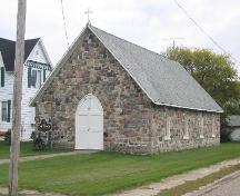 View of Holy Trinity Anglican church from Southwest; Government of Saskatchewan, Brett Quiring, 2004