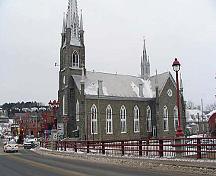 Vue générale du lieu historique national du Canada de l’Église-Sainte-Marie, 2004.; Parks Canada Agency / Agence Parcs Canada, J. Dufresne, 2004.