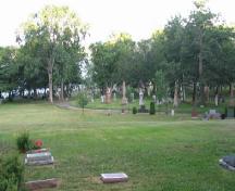 Vue du cimetière Mount Hermon, qui montre le plan d'origine et des perspectives splendides, 2005.; Parks Canada Agency / Agence Parcs Canada, Rhona Goodspeed, 2005.
