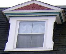 Showing pedimented dormer detailing; City of Charlottetown, Natalie Munn, 2005