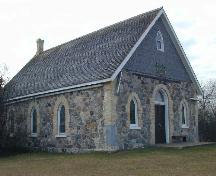 Poplar Grove United Church, Northeast elevation, 2004; Government of Saskatchewan, Brett Quiring, 2004