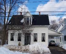 Morrison House, 765 Charlotte Street, front view showing central dormer; City of Fredericton