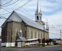 Rear view of the church taken from Commerciale Street; Madawaska Planning Commission