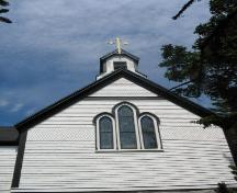 Front elevation, St. John Evangelist Anglican Church, Bell Island, LaHave Islands, Lunenburg County, Nova Scotia, 2006.; Heritage Divisions, Nova Scotia Department of Tourism, Culture and Heritage, 2006