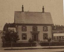Holy Trinity Rectory, Yarmouth, Nova Scotia, ca. 1875, prior to its purchase by Holy Trinity Parish.; Courtesy Yarmouth County Museum and Archives