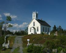 St. James United Church and surrounding cemetery, Spry Bay, N.S., 2006.; Friends of St. James United Church Heritage Society, 2006