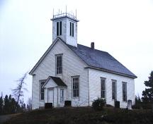 Front and side elevations, St. James United Church, Spry Bay, N.S., 2006.
; Heritage Division, NS Dept. of Tourism, Culture and Heritage, 2006