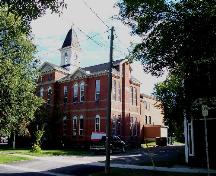 Angle view showing 1917 rear addition; City of Fredericton
