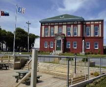 View of the front facade of Western Union Cable Building, Bay Roberts, NL. ; Town of Bay Roberts 2004