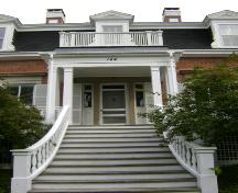 This photograph shows the elaborate entrance of the building, 2007; Town of St. Andrews
